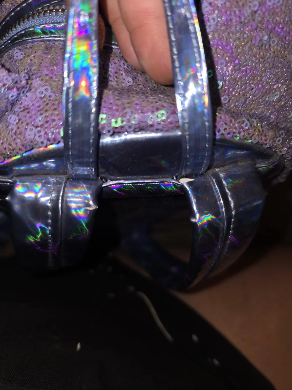 Loungefly sparkling purple